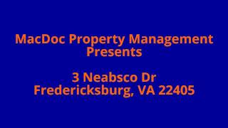 3 Neabsco Dr, Fredericksburg, VA 22405 3 Neabsco Dr, Fredericksburg, VA 22405