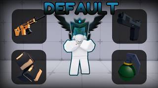 I Used Only The DEFAULT Loadout In Ranked Roblox Rivals