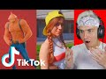 reacting to fortnite tik toks and trying not to laugh... (so funny)