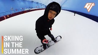Inside an 800,000-square-foot indoor ski resort