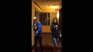 In before we got kicked out of A hotel an hour ago after Volleyball(Thanks To The Random Hotel Lady We Asked To Film The Video xD Starring: Me And My Friend Who Got Kicked For Disturbance For Dancing In The Hallways ..., 2015-06-16T01:42:56.000Z)