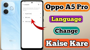 How To Change Language Setting On Oppo A5 Pro 5g // Oppo A5 Pro 5g Language Change Kaise Kare