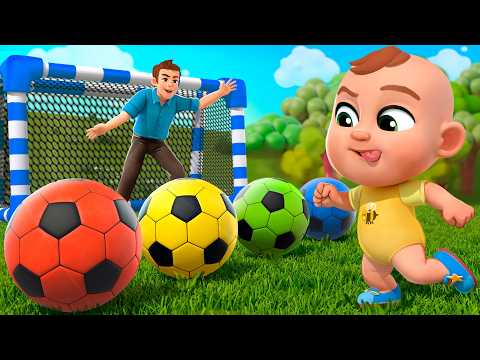 Kick the Color Balls! | Lalafun Nursery Rhymes & Kids Songs