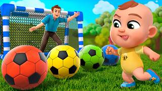 kick color balls lalafun nursery rhymes kids songs