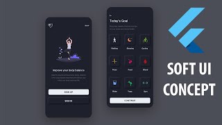 Flutter -Dark UI Concept | Speed Code