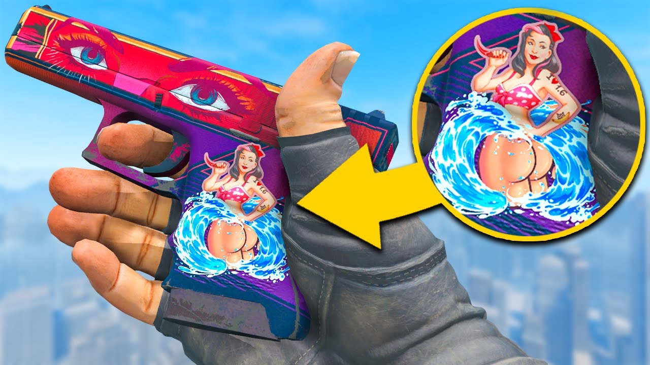 NIESAMOWITE CRAFTY BRONI Z NAKLEJEK w CS2