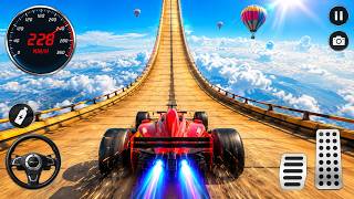 GT Car Stunt Master Gameplay - Can This Formula Car Survive the Ultimate Mega Ramp screenshot 5