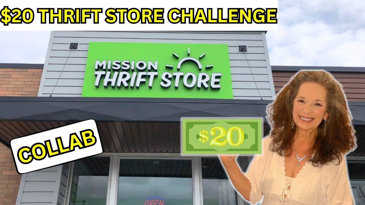 $20 THRIFT STORE CHALLENGE  COLLAB W/ @scottmoxie  