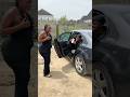 She entered the car because of iPhone