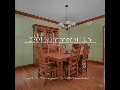 2701 Summerhill Ln, Champaign, IL home video tour