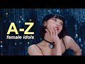 female idols from A to Z