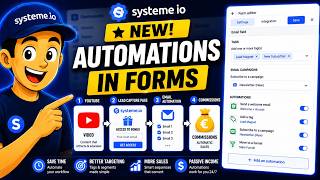 NEW Systeme.io Feature: Add Automations Directly Inside Your Forms!