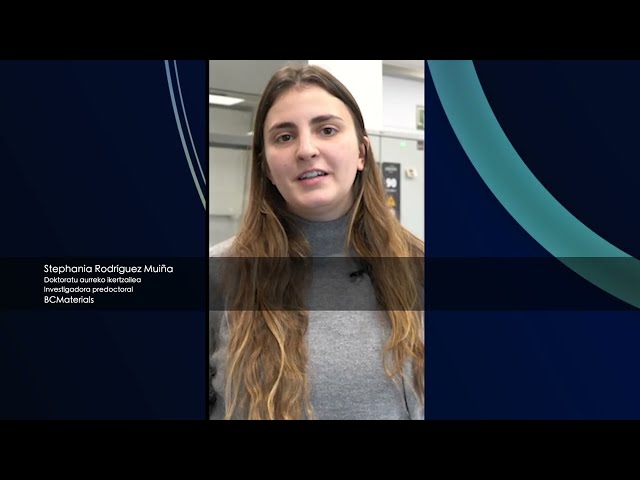 Stephania Rodríguez Muiña – Materialen ikerketan / Iniciándose en la investigación en materiales