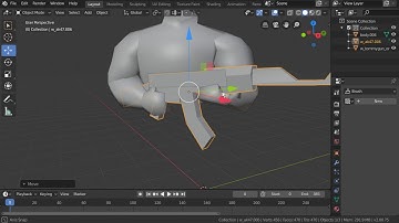 blender 2.8 adding weapon to kingpin player model