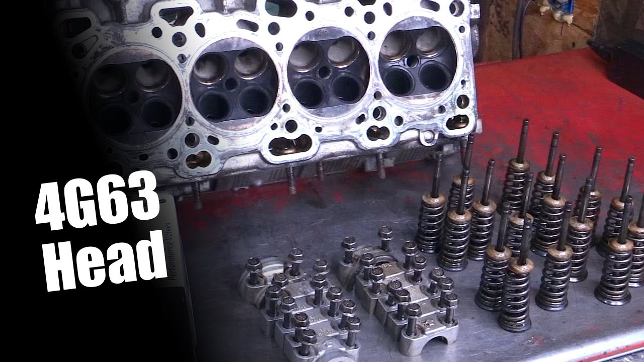 EVO 8 Cylinder Head Teardown // Valves Springs Guides Keepers