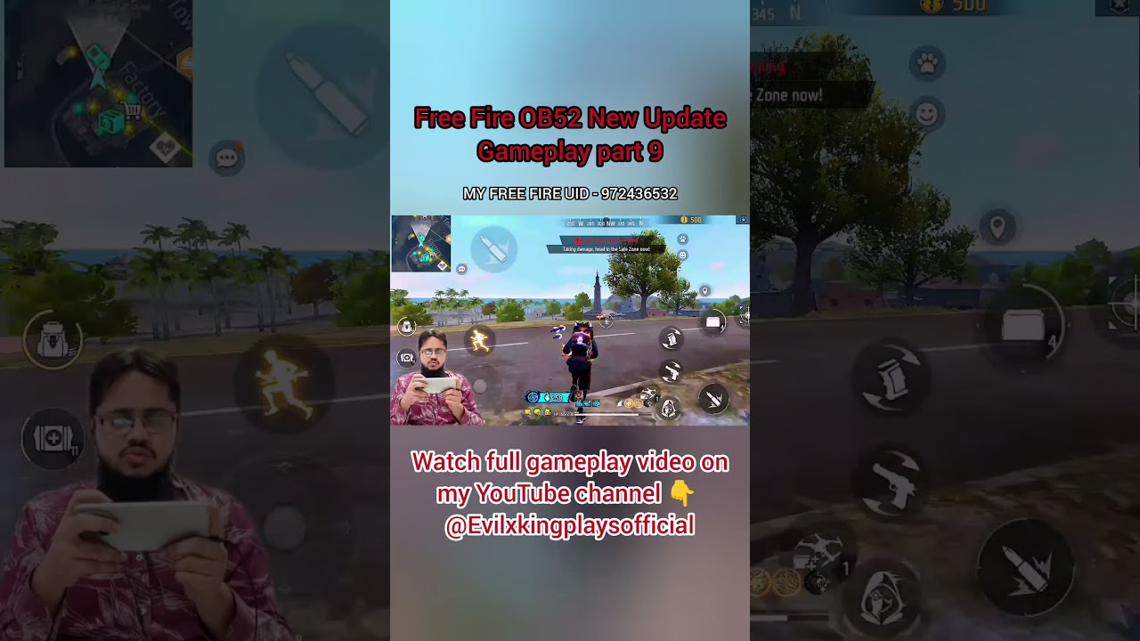 Free Fire new Update OB52 Gameplay part 9