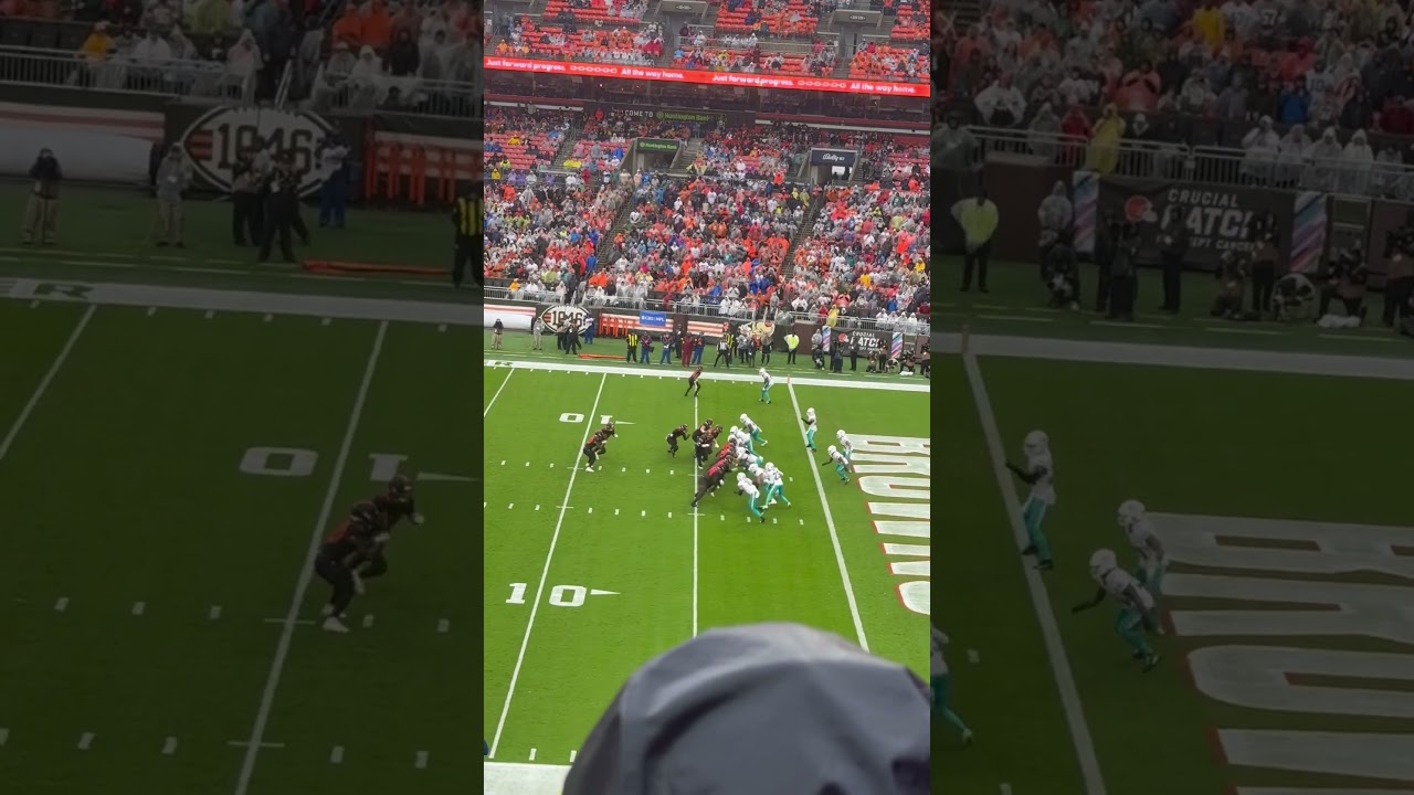 Quinshon Judkins TD Live vs Dolphins