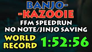 World Record Speedrun | Banjo-Kazooie Recompiled | 100% FFM No Note/Jinjo Saving in 1:52:56