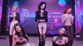 HiTEEN - 'ANTIFRAGILE' Live at Simsovision 2023 Pre-Party Live Show (Sims 4 K-pop Cover Dance Video)