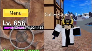 DEFEATING GALLEY CAPTAIN LEVEL [656] | ROBLOX BLOX FRUITS