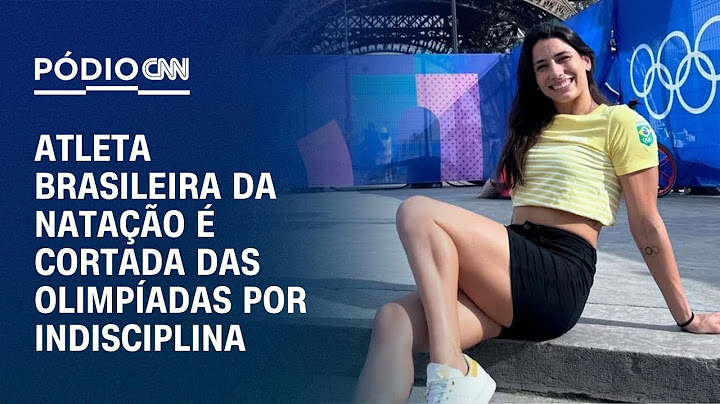 Atleta brasileira da natação é cortada das Olimpíadas por indisciplina | AGORA CNN