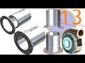 13-Project 50| Tesla Turbine (Turbo Pump) |SolidWorks Tutorial: air inlet duct with welded flange