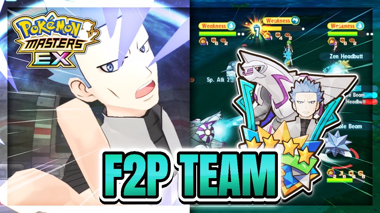 F2P Team 3v9 New World Dilemma (Full Force Battle Round 2) | Pokemon Masters EX