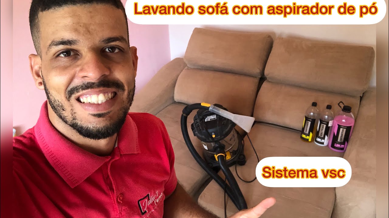 Kit Lava A Seco De Estofados Sofá Colchão + Aspirador 110v 