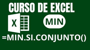 FUNCIÓN MIN.SI.CONJUNTO | CURSO EXCEL