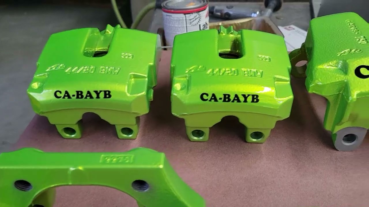 BMW Calipers Shocker Yellow