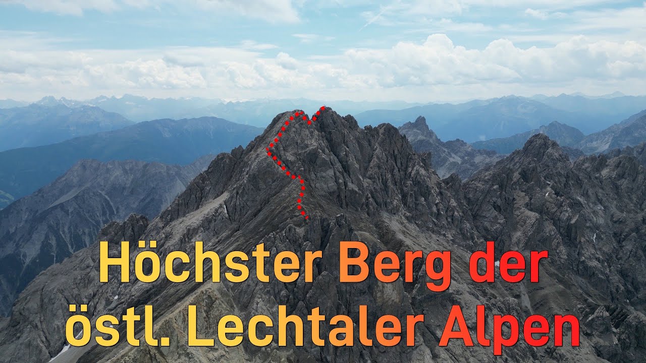 Große Schlenkerspitze (2827m): Höchster Berg der östlichen Lechtaler Alpen!