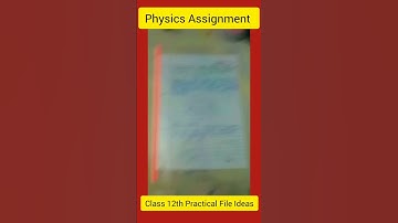 🎯Physics Assignment ll 👍Class 12th 🧭 #physics #shorts  #boardexam #class12