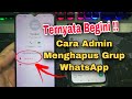 Cara Admin Menghapus Grup WhatsApp Permanen Terbaru 2026