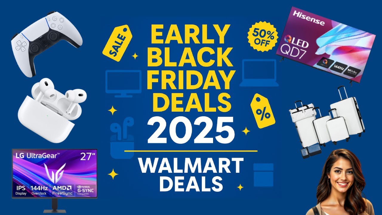 Black Friday Walmart Deals 2025 – 50+ INSANE Early Discounts You Can’t ...