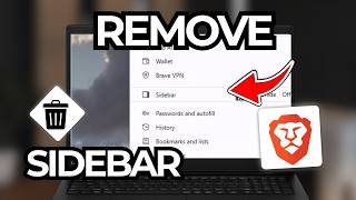 How To Remove The Sidebar From Brave Browser (Tutorial 2026)