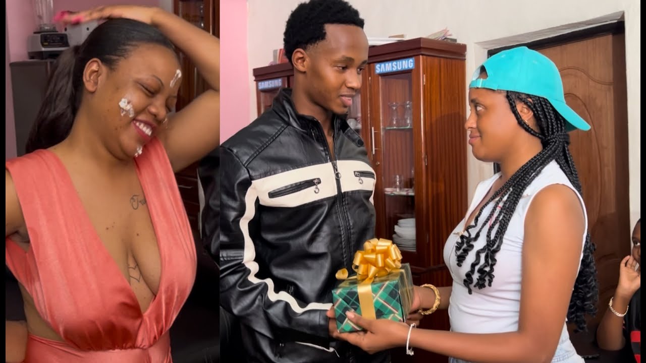 #AISHA_CTU Bahanye Impano yakaga,  #Jacky nawe atunguwe na #family_Buryohe