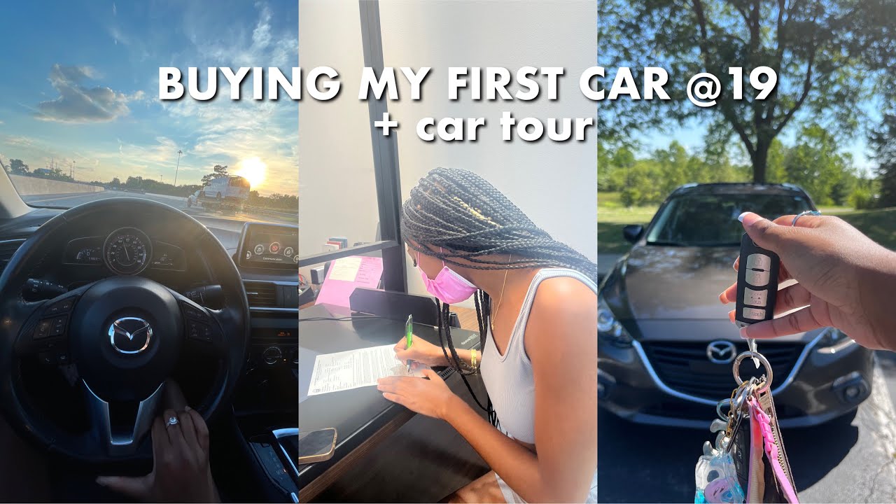 Vlog | Buying My First Car at 19!! + CAR TOUR!! | Mazda 3 - YouTube