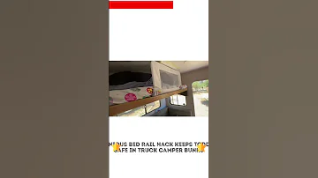 Ingenious Bed Rail Hack Keeps Toddlers Safe In Truck Camper Bunks 
