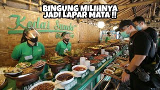 GOKIL !! ADA 100 MENU DI KEDAI SUNDA YANG BIKIN NGILER !! INDONESIAN TRADITIONAL FOOD screenshot 3