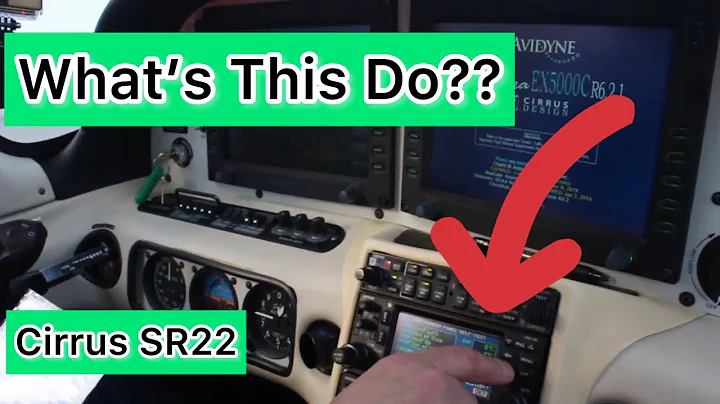 Cirrus SR22 - Preflight, Startup, Takeoff, Landing.  What are all these Buttons??