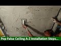 Step-by-Step Pop False Ceiling Installation ...