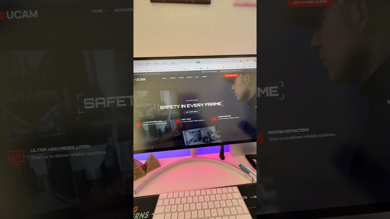 Website design Für security Firma 