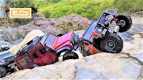 RC Car TRAXXAS TRX4, SCX10 II, MST CFX D90 Group Rock Crawling 4