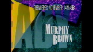 Murphy Brown, Series Premiere Promo (CBS, 1988)