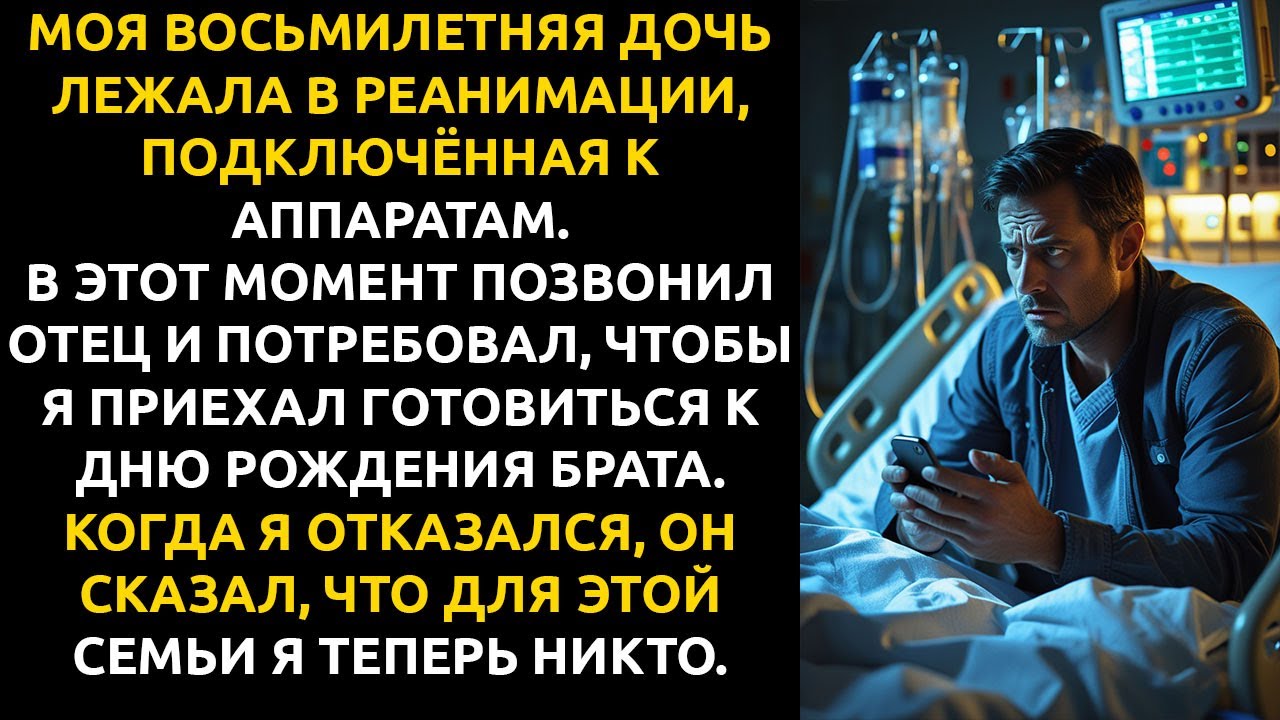 Мой ОТЕЦ позвонил, когда дочь была в реанимации... и я УЗНАЛ, что больше не сын.