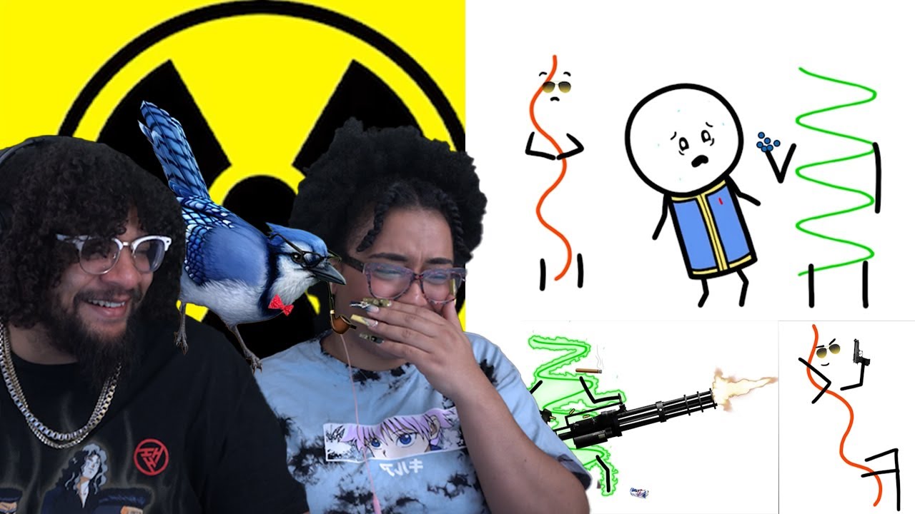 НЕ РАЗОГРЕВАЙТЕ СЕБЯ В МИКРОВОЛНОВОЙ ПЕЧИ! Радиация в двух словах | Реакция BlueJay