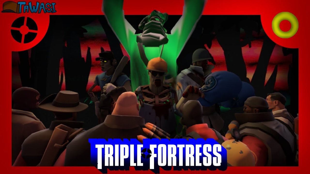 Friday Night Funkin' Vs. Sonic.EXE - Triple Fortress (Triple Trouble - TF2 Mix Cover)