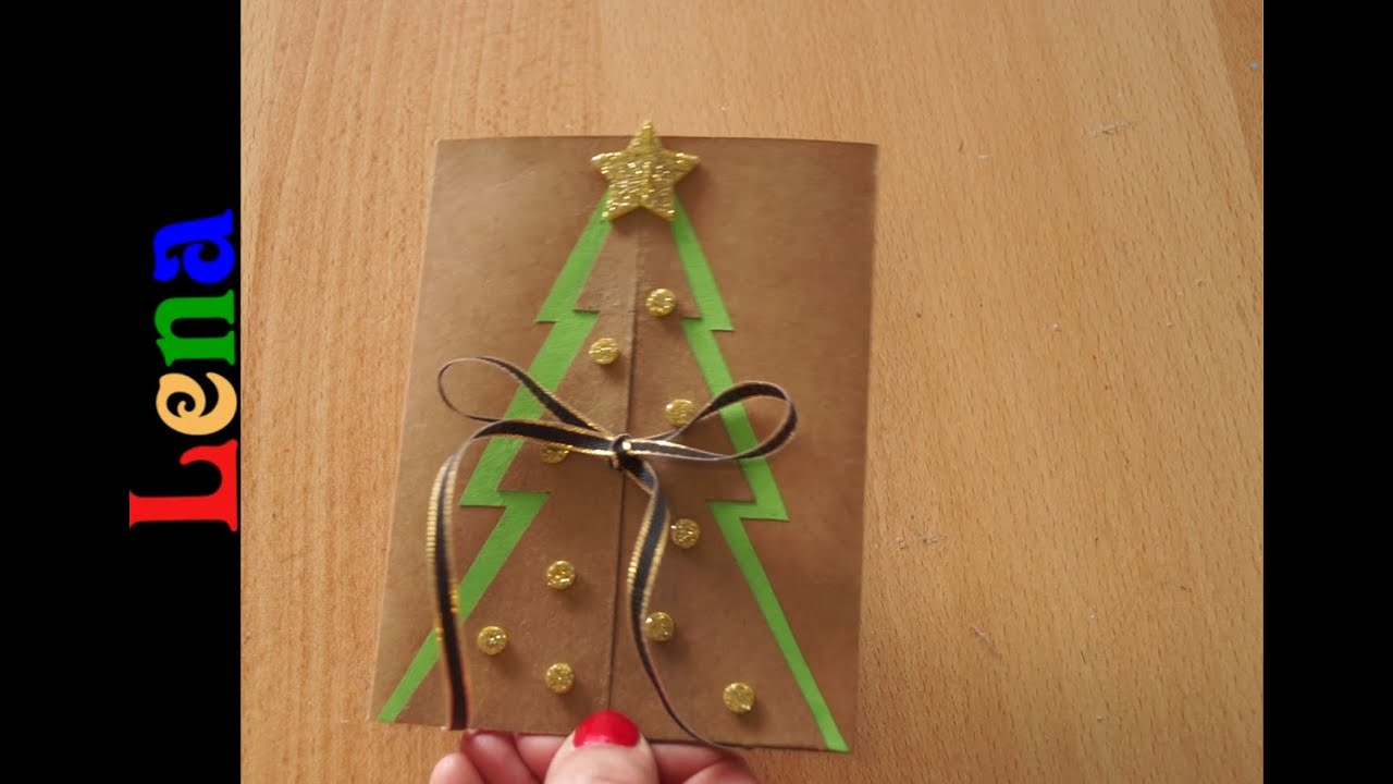 Huxters Weihnachtskarte Für Mama – Lustiger Spruch Mit Recyceltem Umschlag