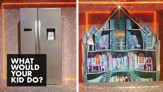 New Fridge OR a Disney Frozen Castle | What Would Your Kid Do?