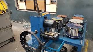 High speed 255/1x7 double twisting machine for making steel wire rope 